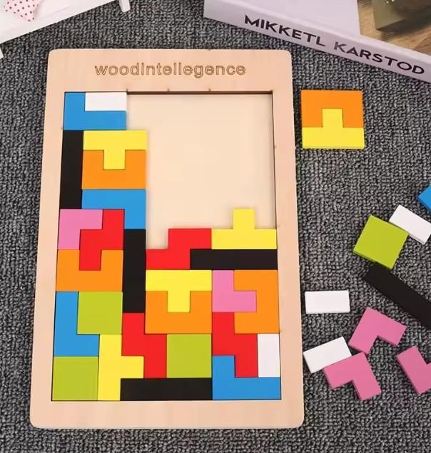 Wooden Tetris Jigsaw Puzzle