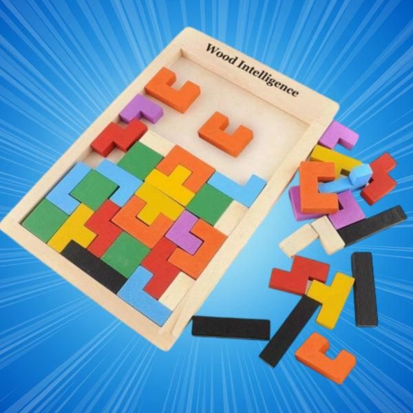 Wooden Tetris Jigsaw Puzzle