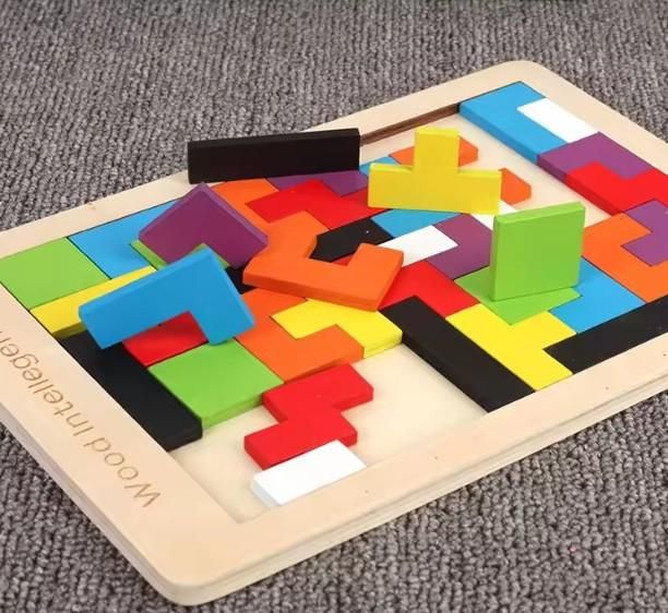 Wooden Tetris Jigsaw Puzzle