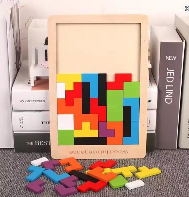 Wooden Tetris Jigsaw Puzzle